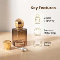 Flacon de parfum vide en verre vert 15ml 30ml, nouveau, prix usine, atomiseur pulvérisateur carré de luxe, sérigraphie
