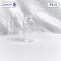 Flacon d'injection en verre borosilicate ISO 15378 GMP 22x50mm, flacon tubulaire pharmaceutique de type I 10ml pour la fabrication de médicaments stériles