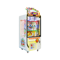 Machine de jeu d'arcade à un joueur Joystick en plastique et plateau en métal avec boîte-cadeau en anglais