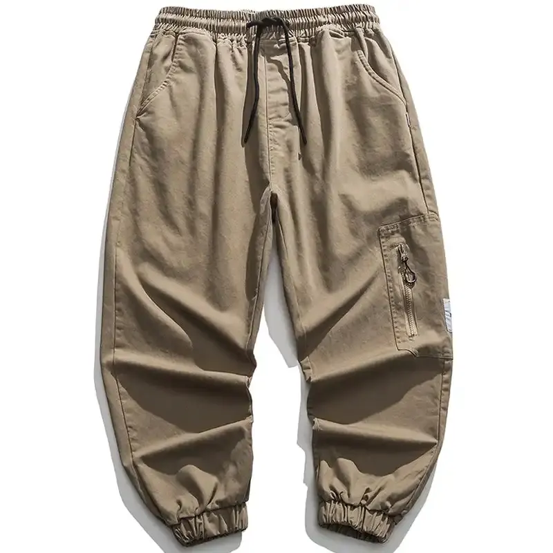 New Fashion Spring Multiple Pockets Trousers Hop Harem Pants Trouser Street Wear Jogger Men Cargo Sweatpants
