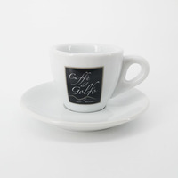 Ensemble tasse à café et soucoupe 250ml Latte avec boîtes d'emballage