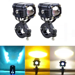 Luz LED Delantera para Motocicleta, Lámpara Auxiliar para R1200GS F800GS ADV <span class=keywords><strong>Yamaha</strong></span> MT07 MT09 CRF1000L <span class=keywords><strong>Africa</strong></span> <span class=keywords><strong>Twin</strong></span> Kawasaki, 4 Lentes - Product Image 4