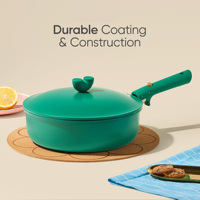 Ensemble de casseroles et poêles en aluminium moulé sous pression de luxe, antiadhésif, compatible induction, résistant au four, 27 pièces avec couvercles, démontage rapide