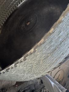 Clôture de sécurité en acier galvanisé avec design à double spirale, service de modélisation 3D écologique pour les maisons - Product Image 3