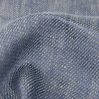 Tissu tissé écologique 52% lin 48% chanvre, lavé, 183 GSM, 56/57 pouces, poids moyen, textile personnalisé, directement de l'usine