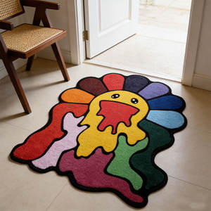 Alfombras Personalizadas con Estampado de Anime, Alfombra de Diseño Moderno, Alfombra con Forma de Zapatos Deportivos, Alfombra con Forma de Zapatillas - Product Image 2