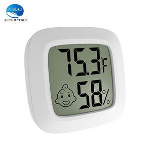 Mini termômetro higrômetro, termômetro medidor de temperatura e umidade para o quarto do bebê interno com sucção magnética - Product Image 5
