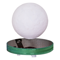 Lámpara de Noche Flotante Magnética con Forma de Bombilla Redonda, Impresión 3D, Luz Blanca Cálida, Tamaño Mediano, Adorno para el Hogar