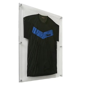 Cadres de présentation en acrylique transparent de haute qualité pour maillots de football, protection UV, impression sérigraphiée, taille personnalisée pour la maison - Product Image 1