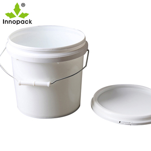 Conteneur en plastique de 10 kg, matériau PP, personnalisation possible, prix de gros du fabricant, seau d'emballage de 10 L avec couvercle - Product Image 1