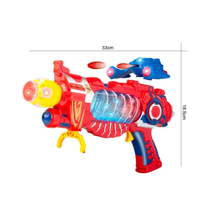 음악과 섬광 빛 레이저 소리 총격사건을 % s 가진 고품질 아이 장난감 총