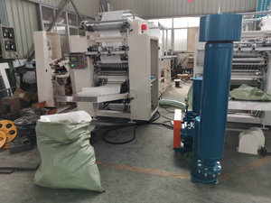 Machine <span class=keywords><strong>de</strong></span> fabrication <span class=keywords><strong>de</strong></span> serviettes en papier pliées en V et <span class=keywords><strong>de</strong></span> mouchoirs faciaux, à embossage automatique, à grande capacité, du fabricant chinois Xinyun PLC Gear - Product Image 6