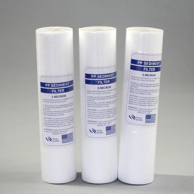 All Size 5 Micron Pp Water Filter Cartridge For Household Ro System Water Filter from Guangzhou