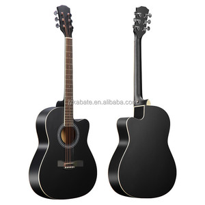 Guitarra Acústica de 39 Pulgadas, 6 Cuerdas, Cuerpo de Madera de Tilo, Cutaway, Acabado Mate, Paquete para Principiantes, Guitarra Hecha <span class=keywords><strong>a</strong></span> Mano para Estudiantes - Product Image 3