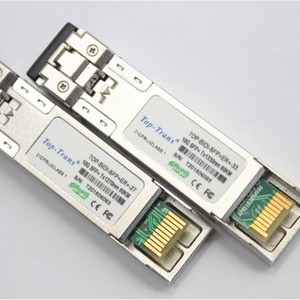 โมดูลออปติคอลแบบสองทิศทาง 60 กม. สำหรับเครือข่ายศูนย์ข้อมูล Top-Trans 10G Sfp+ ไฟเบอร์เดี่ยว - Product Image 3