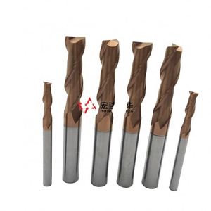 Fresas de extremo HCR65 duraderas de 4 filos, herramientas de corte de carburo para fresado plano - Product Image 2