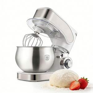 <span class=keywords><strong>Robot</strong></span> pâtissier électrique multifonctionnel et batteur sur socle pour pâte à <span class=keywords><strong>pain</strong></span> et gâteaux, avec bol de 5,5 L, idéal pour la cuisine et la boulangerie - Meilleures ventes - Product Image 4