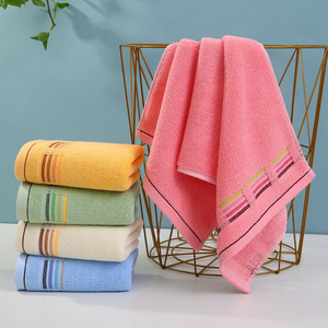 Pure Cotton Thickened Hand Towel 35x75cm <b>Soft</b> Absorbent Rectangle Eco-Friendly Gift Towel With Embroidered Logo Customization - Product Image 1