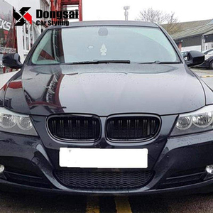 กระจังหน้าทรงคิวบ์คู่ สีดำเงา สำหรับ BMW ซีรีส์ 3 E90 Sedan LCI <span class=keywords><strong>ป</strong></span>ี 2008-2011 ผลิตจากพลาสติก ABS ฉีดขึ้นรูปสำหรับงานอุตสาหกรรม - Product Image 6
