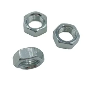 M10 Carbon Steel Galvanized Hex Nut Cold Heading Outer Hex Nut with Zinc Plating GB Standard Size Durable and Reliable