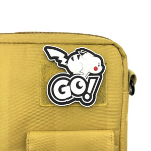 Patch PVC lumineux <span class=keywords><strong>Pikachu</strong></span> GO pour sac à dos, veste, sweat à capuche, sac, streetwear, accessoire de mode et de décoration - Product Image 3