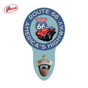 Papan Dekorasi Dinding Kayu Custom Route 66 Pembuka Botol Kayu Lucu Seni Potong Laser untuk Pub, Bar, Klub, Garasi, atau Ruang Pribadi - Product Image 5