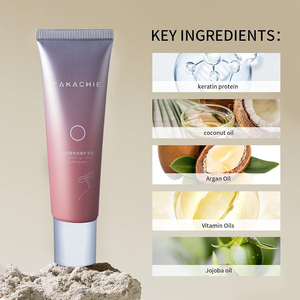 Après-shampoing sans rinçage à la kératine pour cheveux secs et abîmés, crème hydratante protectrice contre la chaleur, après-shampoing réparateur en profondeur compatible avec la coloration - Product Image 3