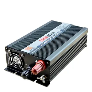 1000w DC-AC Car Inverter/Modify Sine Wave Inverter Charger For GEL Battery Back Up Power Run for LED Lighting/TV/UBS/Computer