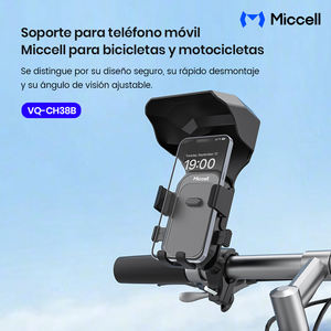 Soporte Miccell para Teléfono Móvil con Protección Solar y Contra la Lluvia, y Ángulo Ajustable para Bicicletas y Motocicletas Eléctricas - Product Image 6