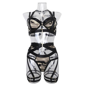 OEM Meilleures ventes Lingerie sexy pour femme, ensemble soutien-gorge et culotte, ensemble sculptant le corps, style Cool Girl - Product Image 5