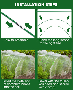 Arceaux de jardinage chinois MQ 2026 : Nouveauté très demandée pour réduire les parasites et les maladies, prolonger la saison de plantation et augmenter la récolte. - Product Image 6