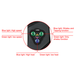 Eléctrico <span class=keywords><strong>Shiatsu</strong></span> calefacción amasado masajeador masaje de cuello y hombro chal - Product Image 5