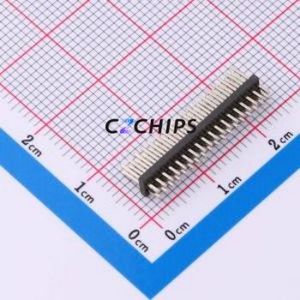 ZX-PZ1.27-2-18PZZ Pin Header Through hole Component (THT),P=1.27mm Connector 2x18P 1.27mm 1.27mm Pin Header - Product Image 1