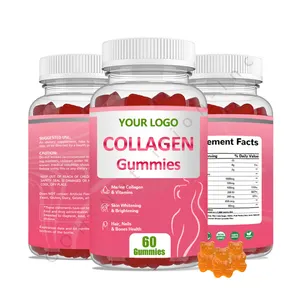 GOH OEM Hot Selling Skin Care Collagen Gummies Collagen With Vitamin C Gummies
