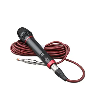 Professional Wired Microphone Dynamic Moving Dynamic Vocal Microphone Wired Handheld Mic