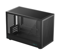 Boîtier PC de bureau DeepCool CH260 NOIR&BLANC Nouvelle Arrivée MATX avec ventilateur ARGB préinstallé et panneau latéral en maille