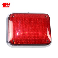 Feu avant arrière pour l'ambulance 12V 24V rouge ambre blanc bleu stroboscopique lampe d'avertissement feu de position latéral pour l'ambulance