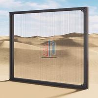 Moustiquaire magnétique pour fenêtres, cadre en PVC, style moderne, en fibre de verre, anti-insectes, montage facile