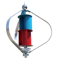 Éolienne à axe vertical à faible régime avec alternateur-générateur 600W, design ludique, énergie éolienne renouvelable