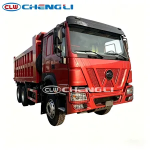 Camion benne basculante hydraulique robuste 6x4, capacité de charge 13,5t, moteur diesel 349 CV, pour le transport minier - Vente en gros - Product Image 2