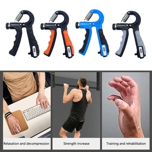 Dinamómetro de conteo Empuñaduras de mano Fitness Hand Grip 5-60Kg Ejercitador de mano Pinza Equipo de gimnasio Desarrollador de rehabilitación de muñeca - Product Image 4