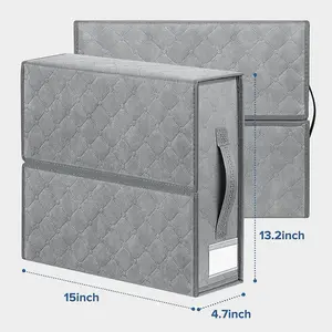 Foldable Closet Blanket Quilt Storage Bag Non-woven Fabric Handle Clothes Folding Storage Bag Bed Sheet Organizer