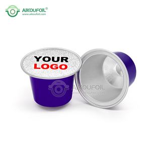 Capsules de café réutilisables en aluminium avec couvercle, logo personnalisé coloré, compatibles <span class=keywords><strong>Nespresso</strong></span>, emballage <span class=keywords><strong>vide</strong></span> pour capsules de café - Product Image 2