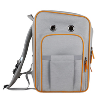 Sac de transport extensible Senda Versatile 10 kg en polyester solide, style décontracté avec fermeture éclair pour petits chiens et chats