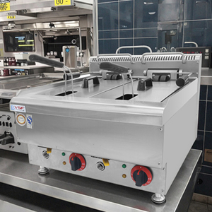 Friggitrice Elettrica da Tavolo in Acciaio Inox a Temperatura Precisa, Salvaspazio per Snack <span class=keywords><strong>Bar</strong></span> e Cucine di Caffetterie - Product Image 1
