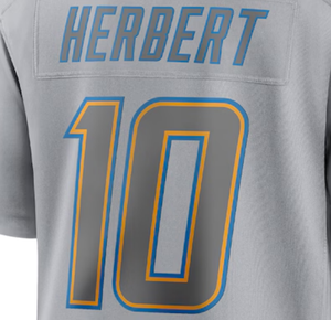 2025 dijahit Jersey Futbol Amerika Los Angeles 10 Herbert Justin 8 Hampton 15 Mcconkey 10 Herbery - Product Image 5