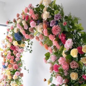 Decorazione floreale del fondo di attività del fiore artificiale dell'arco fiorito - Product Image 2