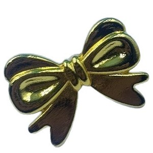 Bowknot <b>Single</b> Hole Handle Alloy Furniture Hardware European Style <b>Wardrobe</b> Cabinet Drawer Pull Copper Color Durable - Product Image 5