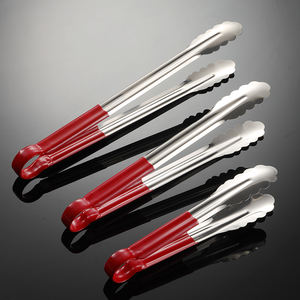 Pinze per alimenti in acciaio inossidabile in Silicone clip per Barbecue resistenti al calore pinze per Barbecue da cucina 4005096 - Product Image 1