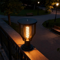 Lampe solaire murale de jardin moderne et créative à LED, étanche, en ABS, pour paysage, RoHS CE, maison, villa, hôtel, cour